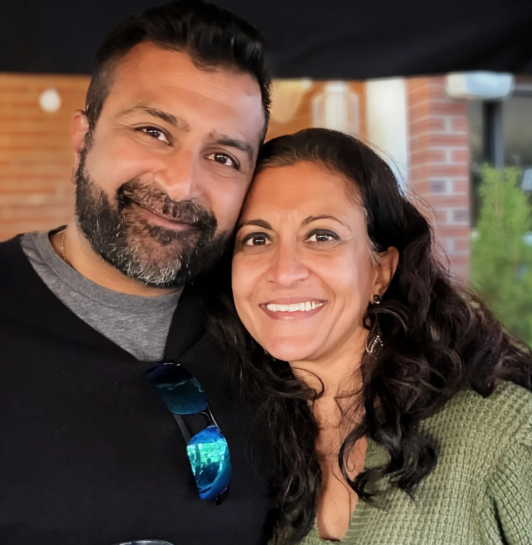 The founders of Progressive Therapeutics, Nimish and Maitri.